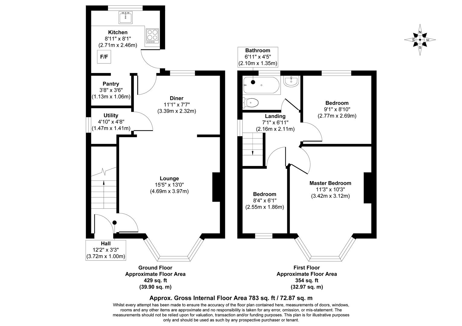 46, Grinkle Road, Redcar floorplan