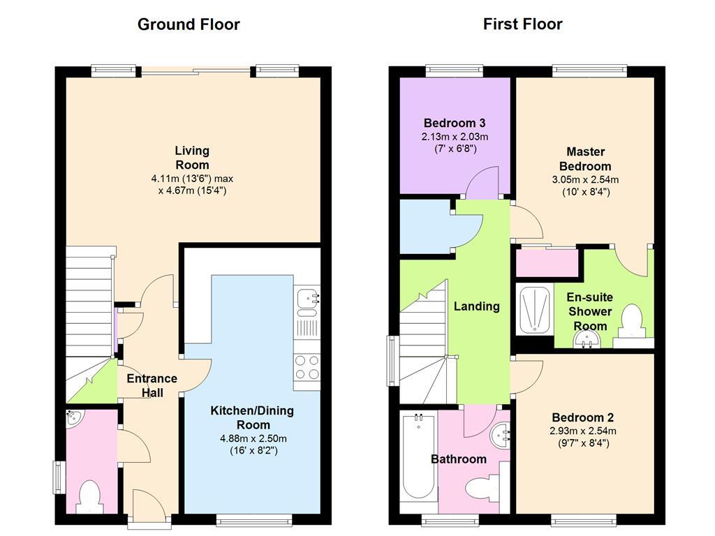 3 Bedrooms Semi-detached house to rent in Belland Hill, Eynesbury, St. Neots PE19