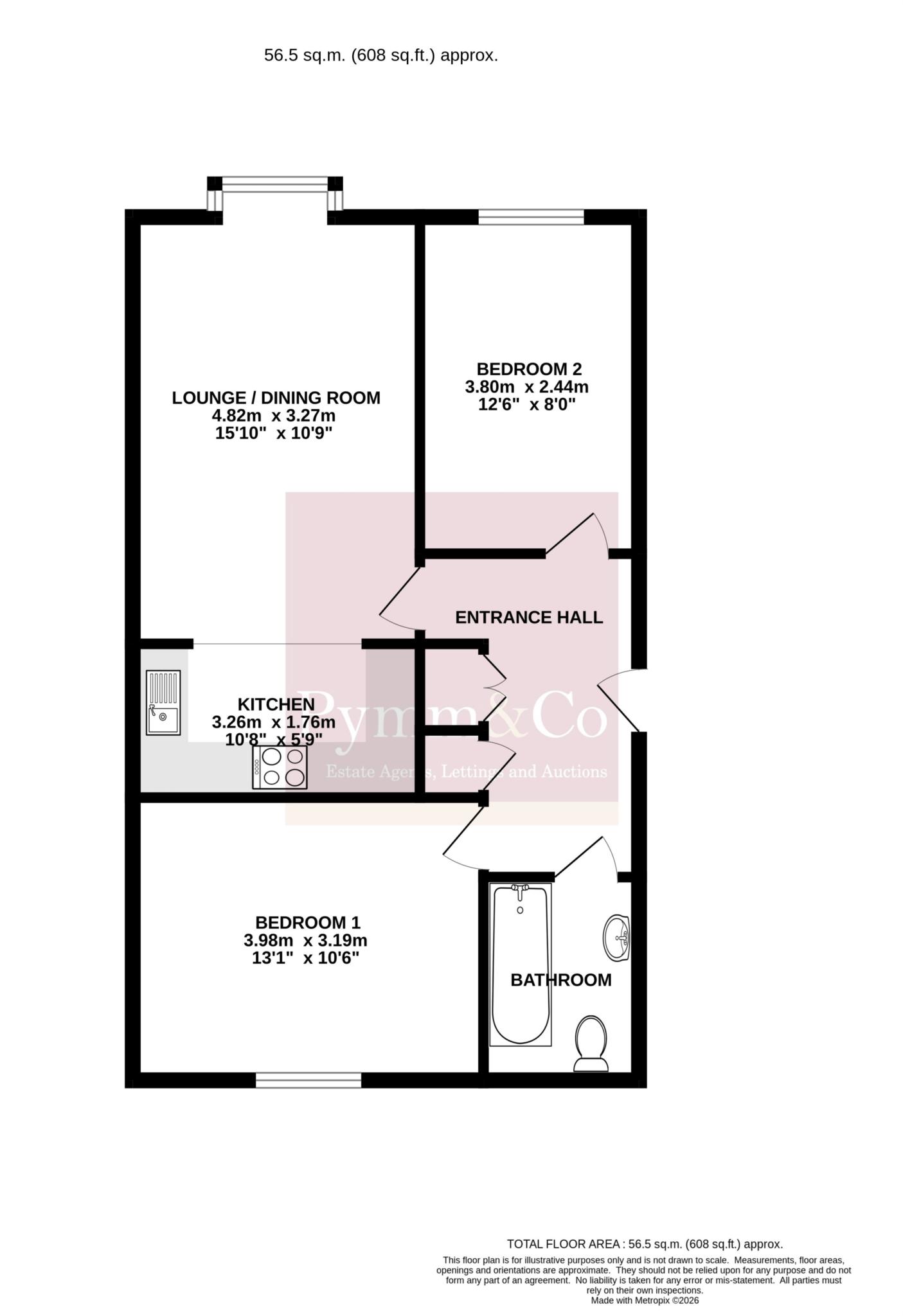 Flat 4, Wood Avens Way, Wymondham floorplan