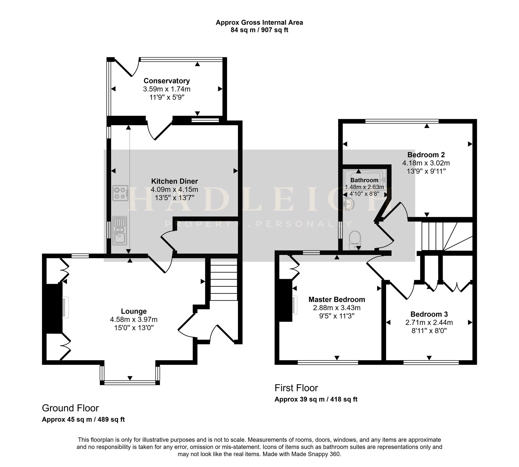 99 Ravenhurst Road, Birmingham floorplan
