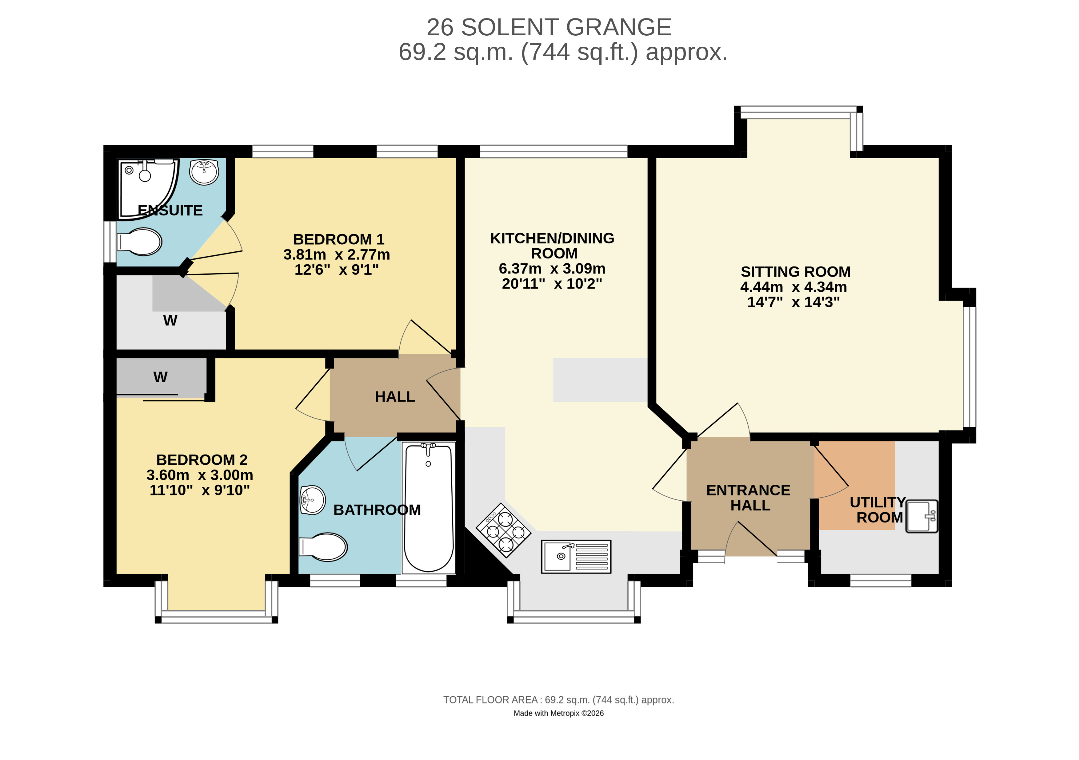 26 Solent Grange,, New Lane, Lymington floorplan