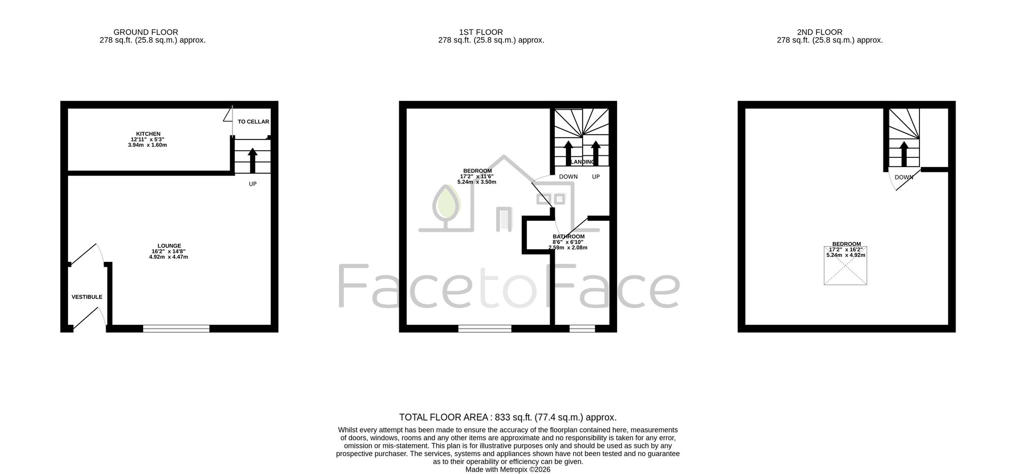 667 Rochdale Road, Todmorden floorplan