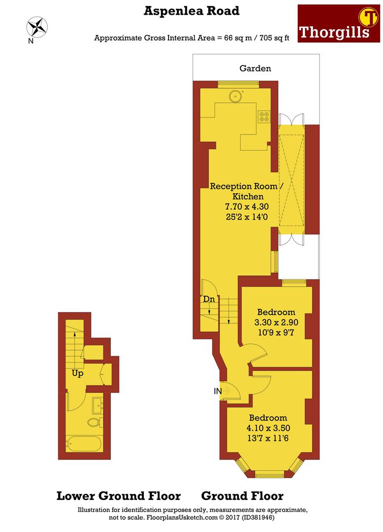 2 Bedrooms Flat for sale in Aspenlea Road, Hammersmith, London W6