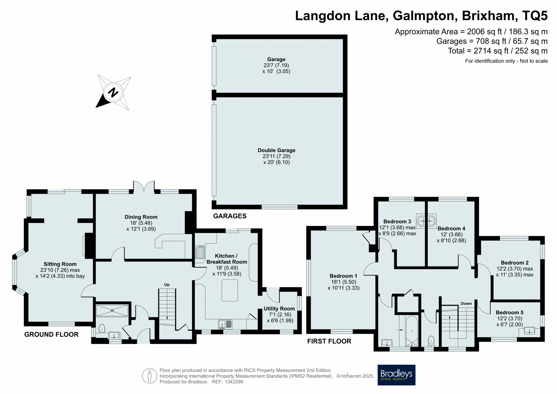 3, Langdon Lane, Brixham floorplan