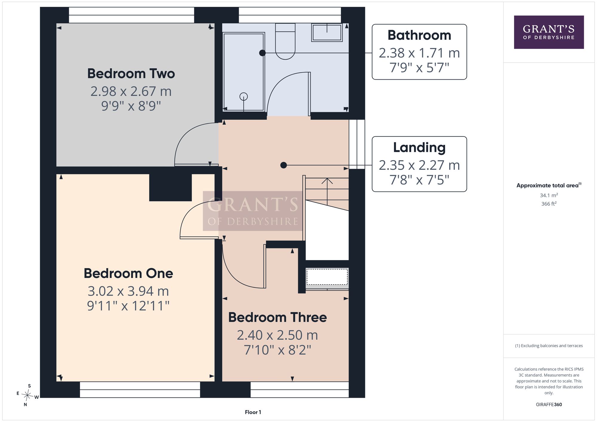 1 Culland View, Matlock floorplan