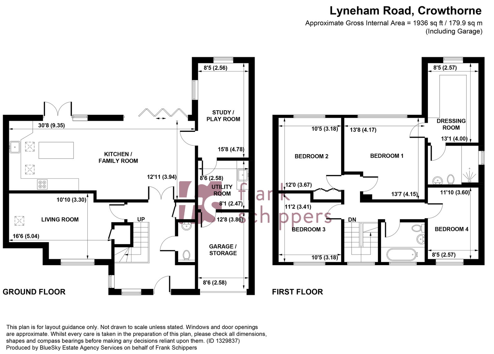 31, Lyneham Road, Crowthorne floorplan