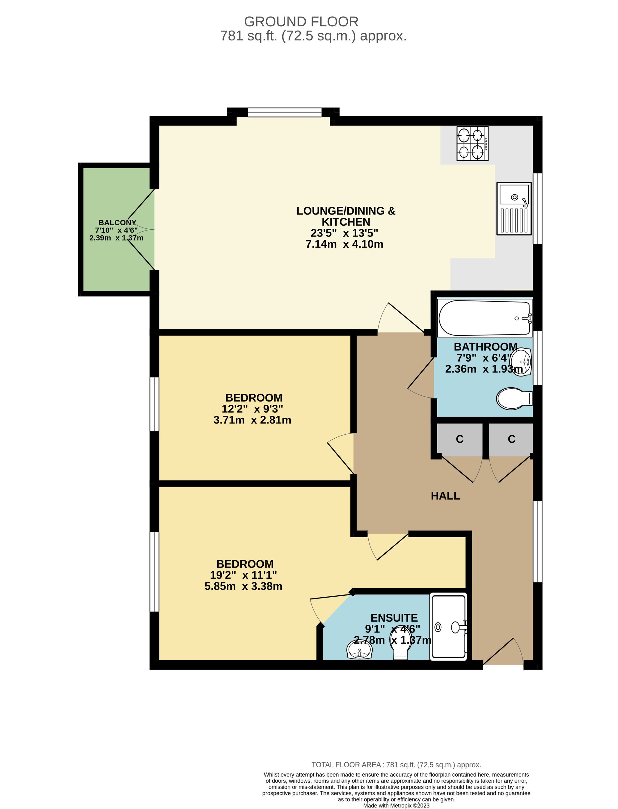 4 Catland Copse, Southampton floorplan
