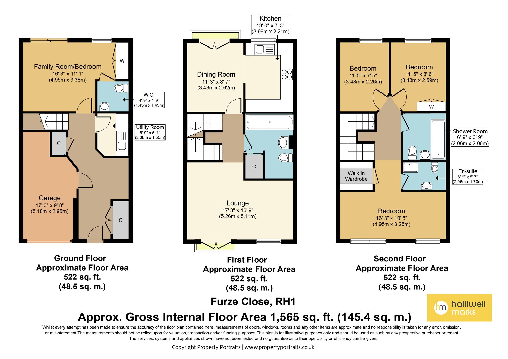 2 Furze Place Furze Hill, Redhill floorplan