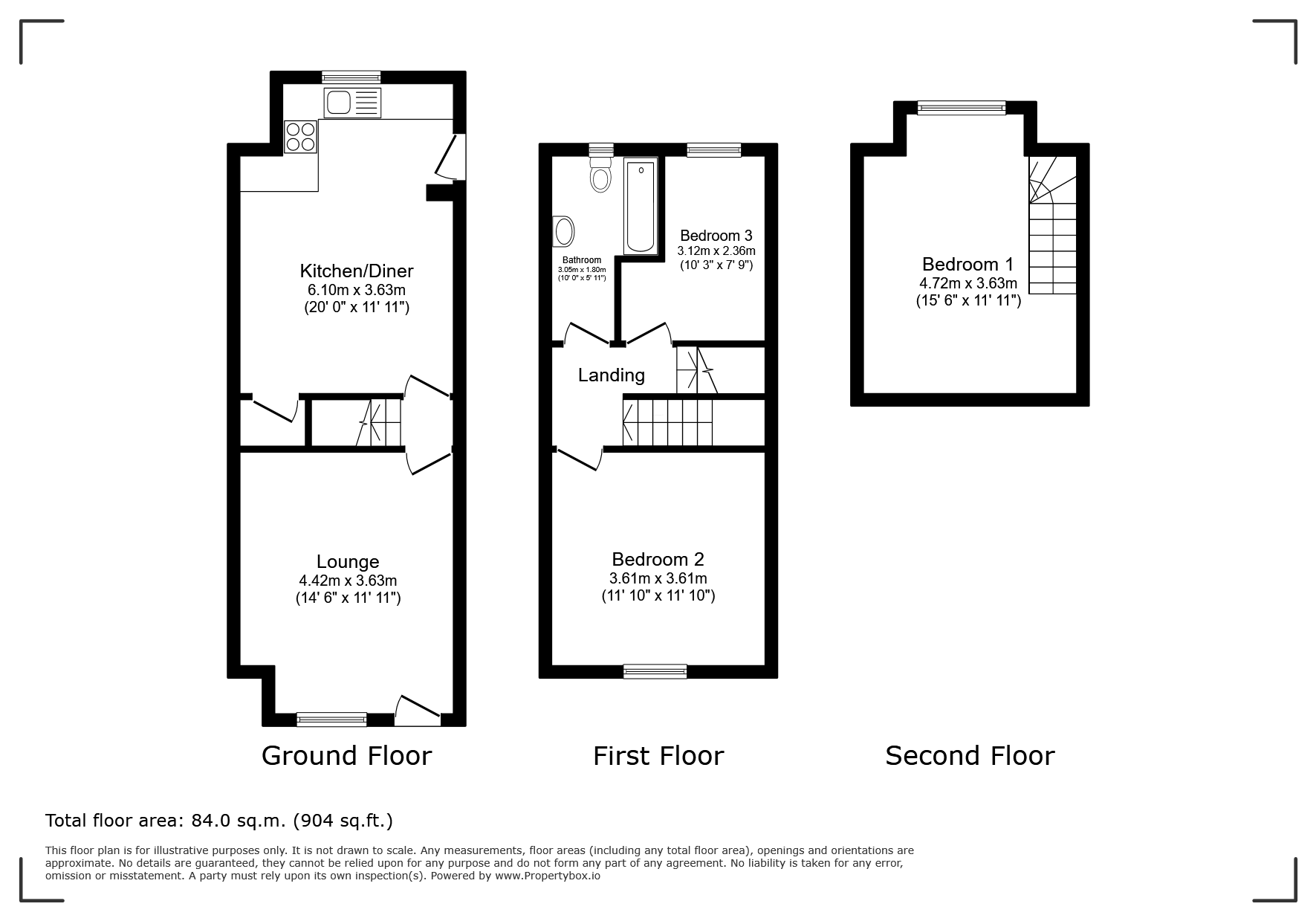 16, Shiregreen Lane, Sheffield floorplan