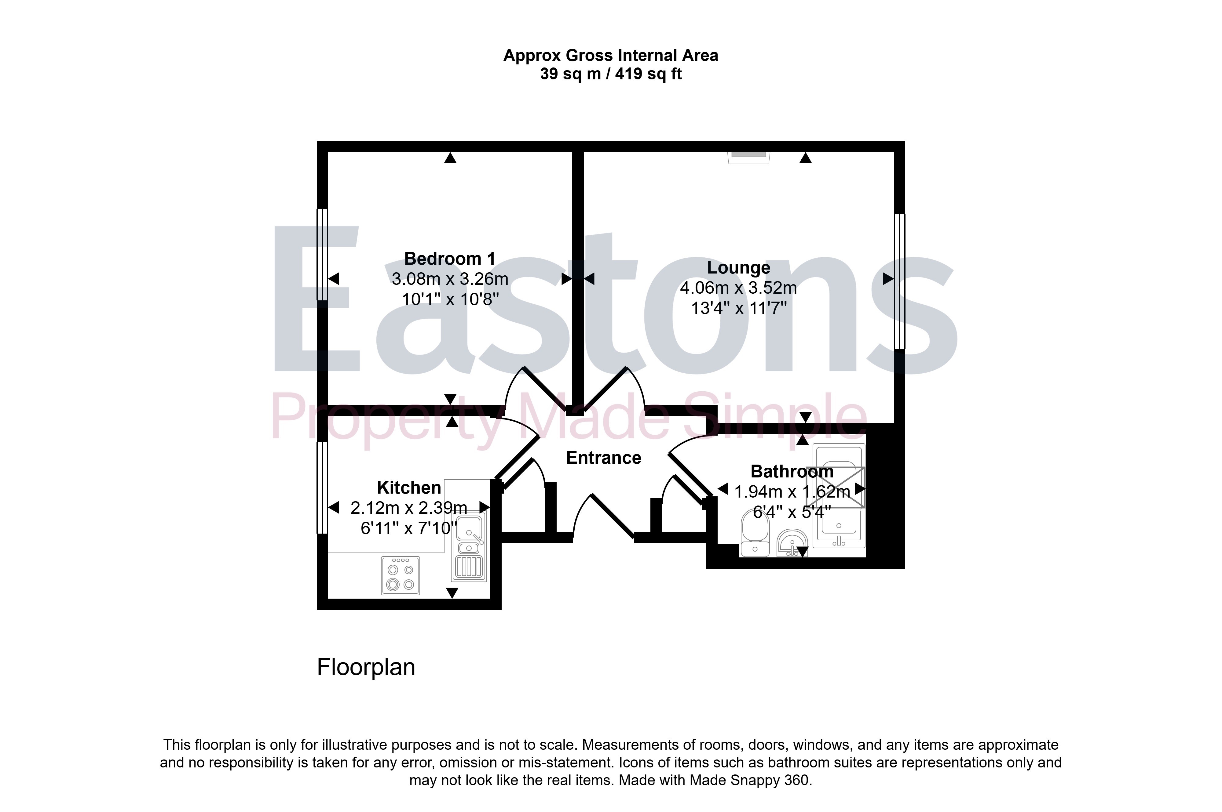 Flat 8, Rowan Mead,, Henbit Close, Surrey floorplan
