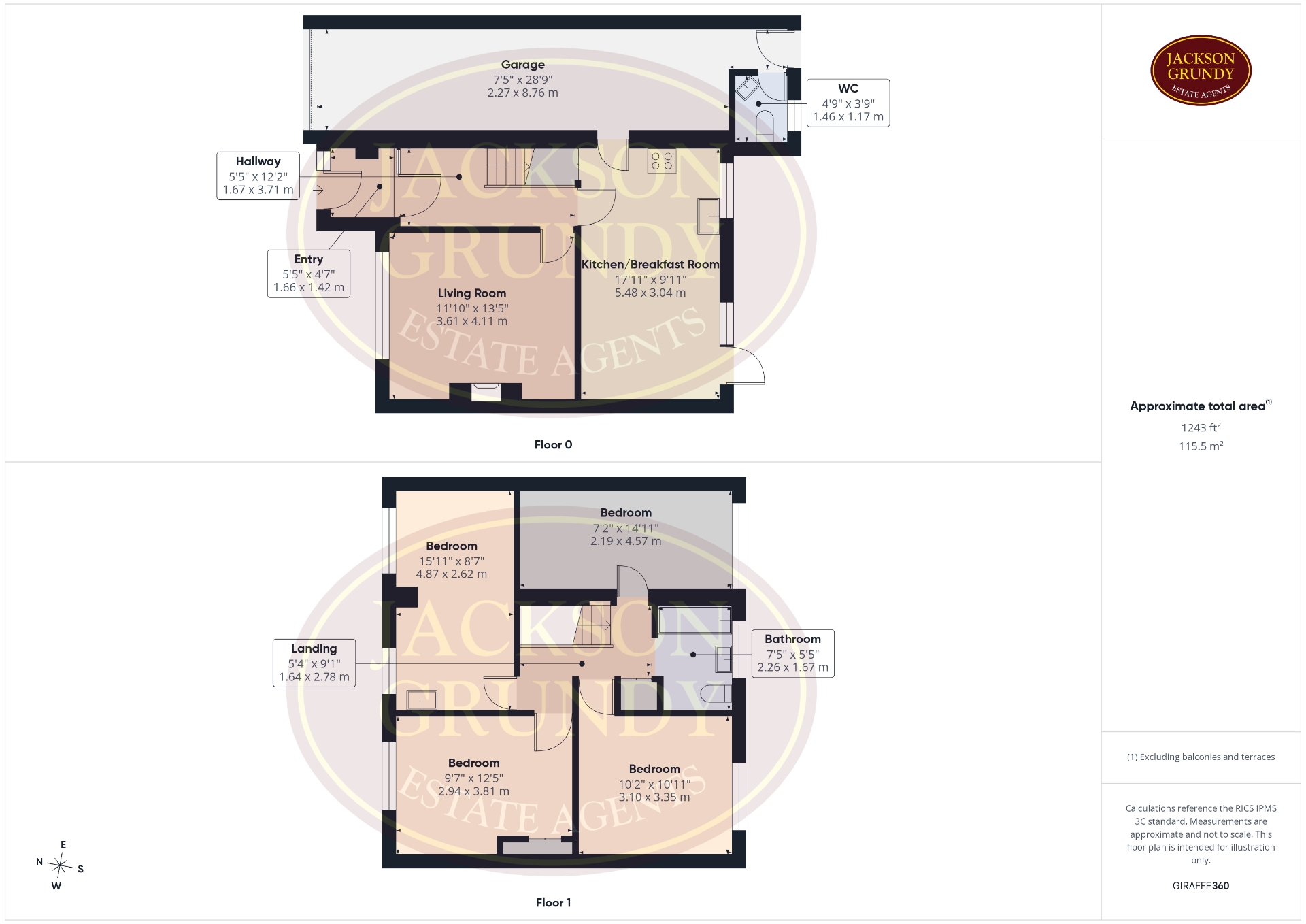 64, Hinton Road, Northampton floorplan