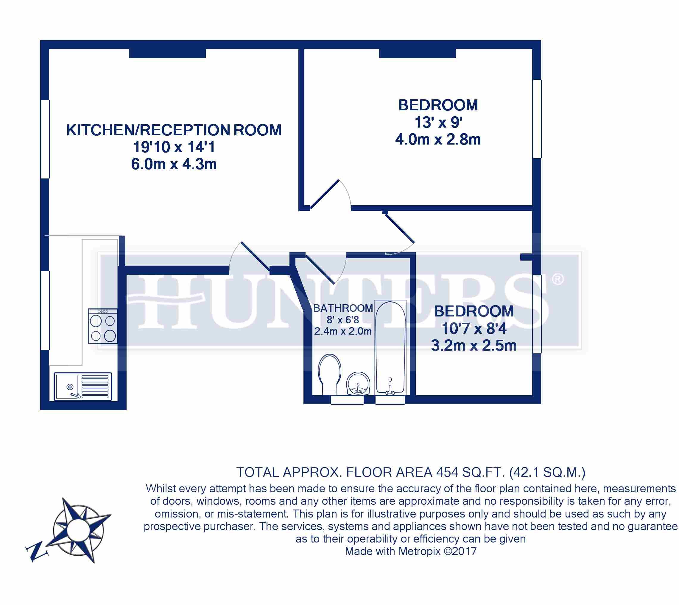 2 Bedrooms Flat to rent in Abbots Place, London NW6