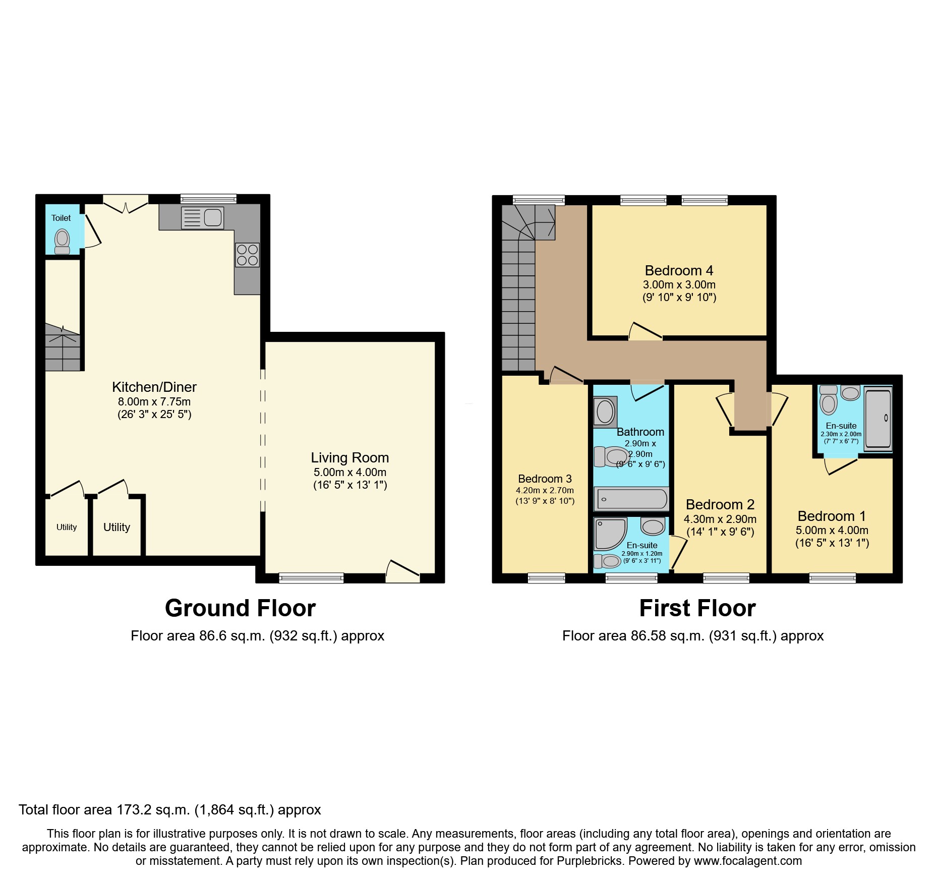 7, Nunfield Close, Manchester floorplan