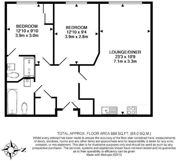 2 Bedrooms Flat to rent in Mare Street, London Fields, Hackney E8