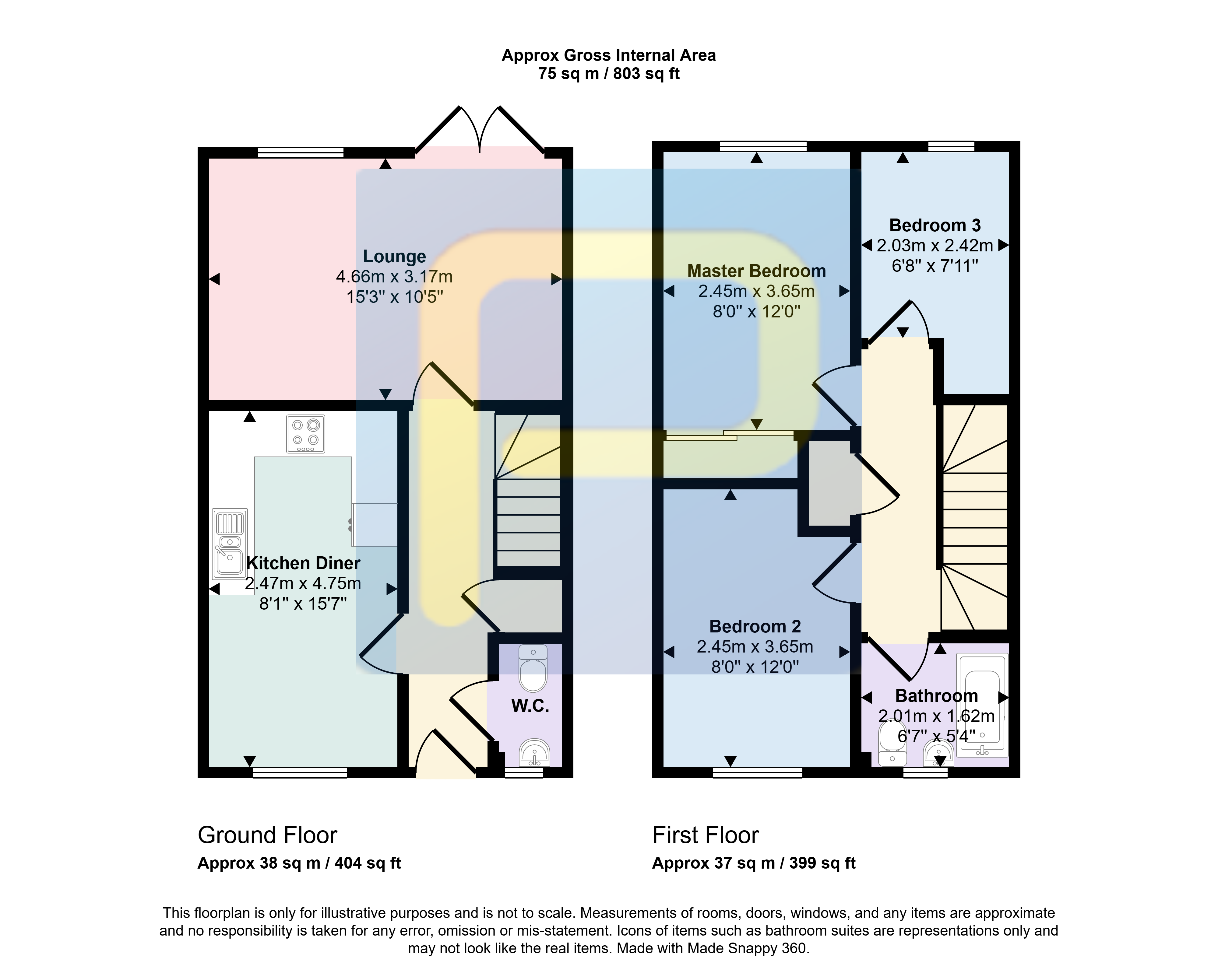 14, Niccolive Road, Sunderland floorplan
