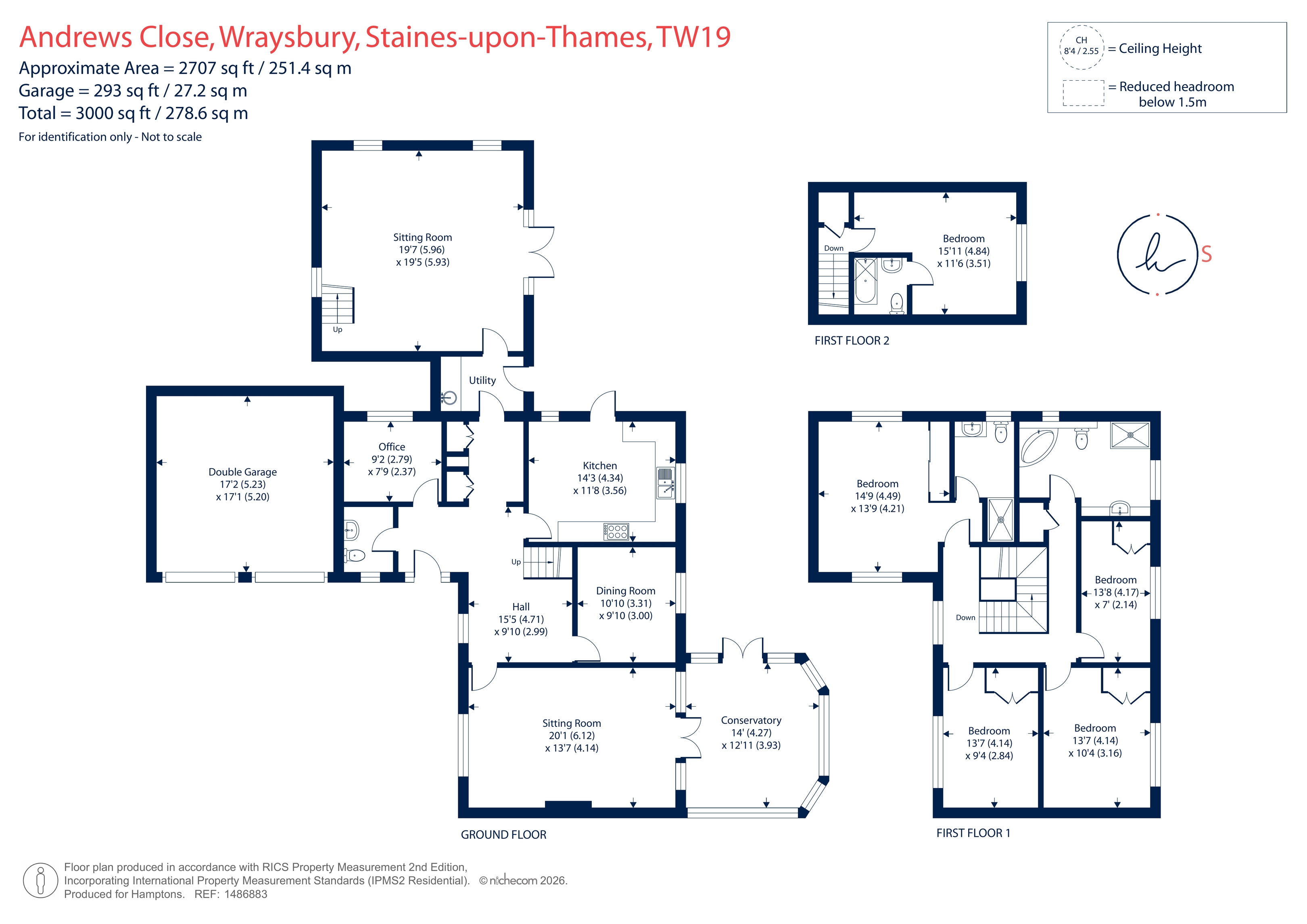 8, St. Andrews Close, Wraysbury floorplan