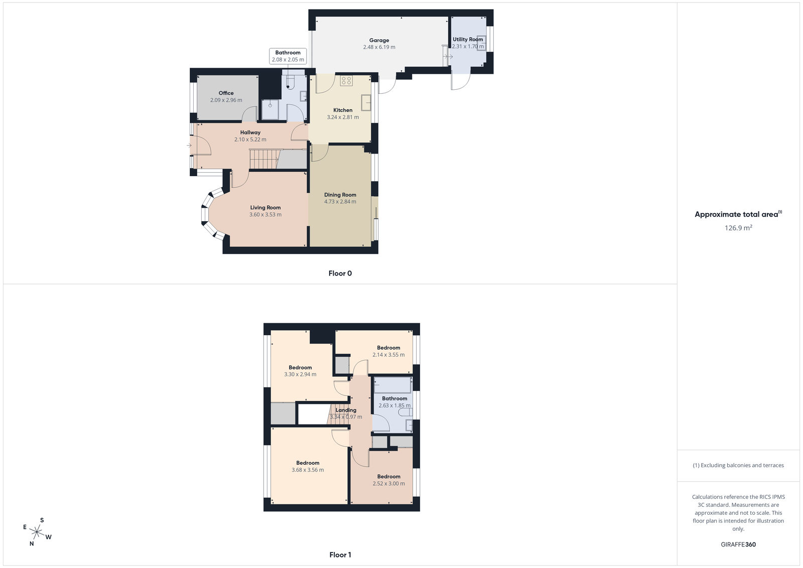19, Chestnut Close, Stafford floorplan