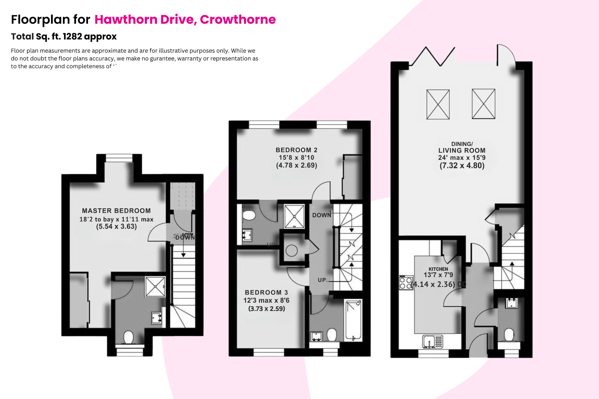 22 Hawthorn Drive, Crowthorne, Berkshire floorplan