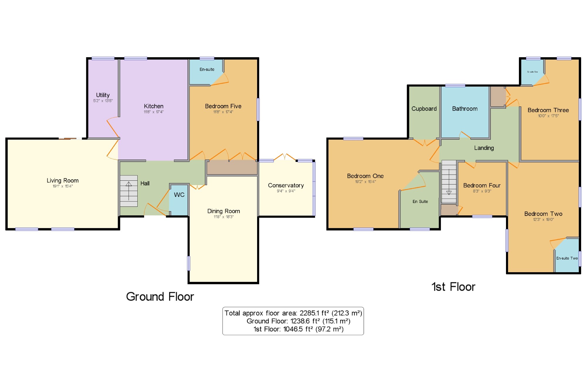 5 Bedrooms Detached house for sale in Snowdrop Close, Haydon Wick, Swindon, Wiltshire SN25