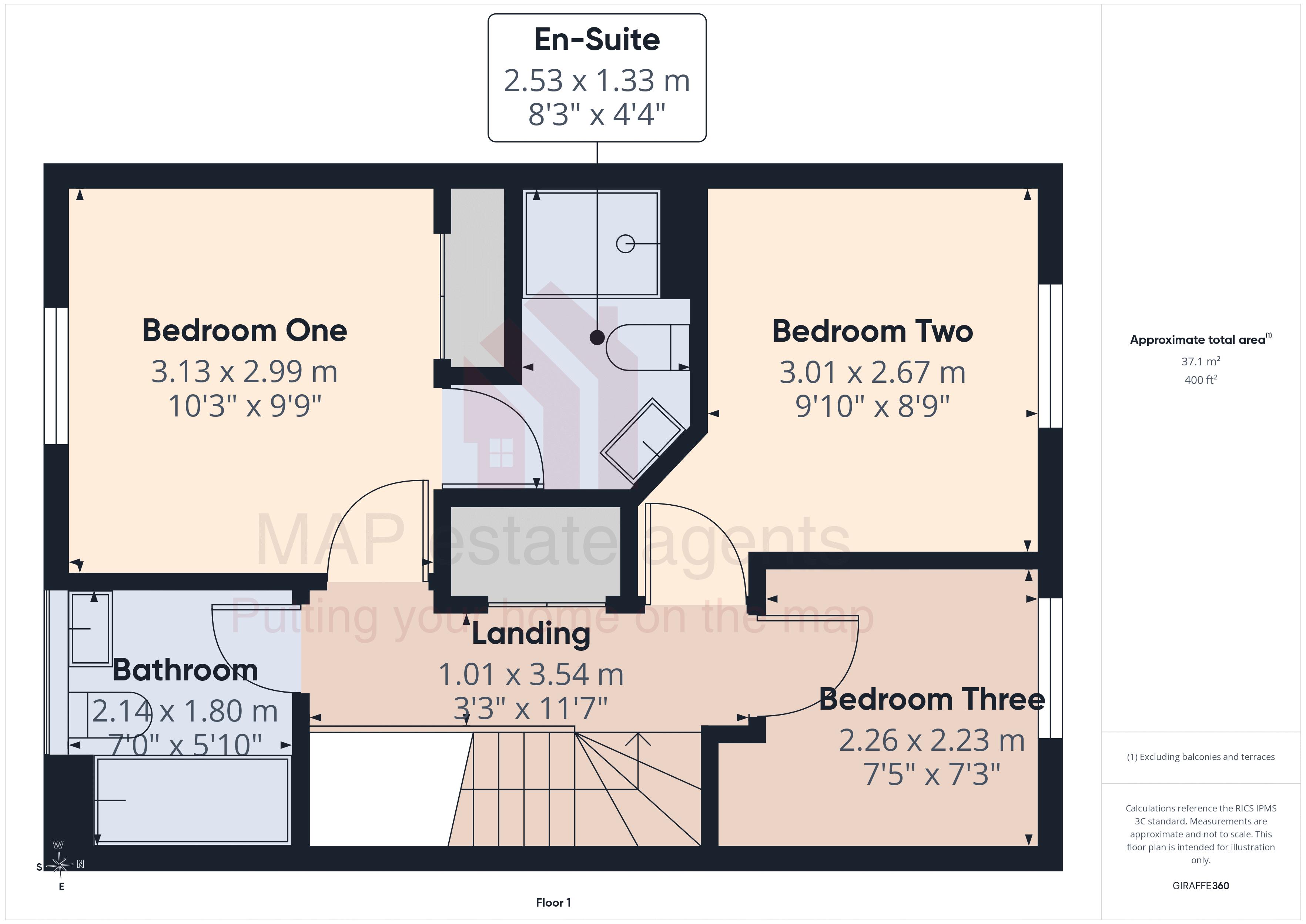 7, Davey Close, Redruth floorplan