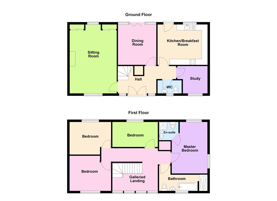 2, Owlets End, Bidford-on-Avon floorplan