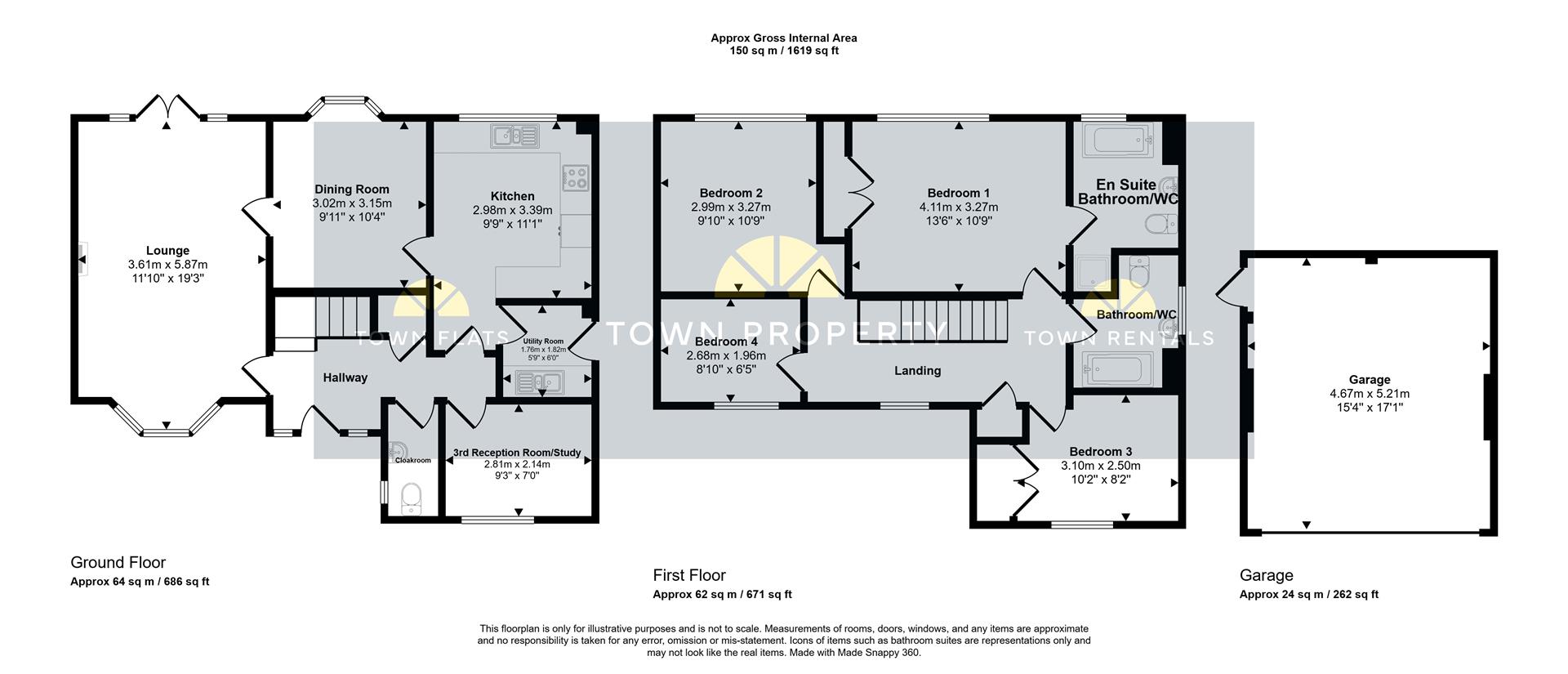 3, Geering Road, Stone Cross, Pevensey floorplan