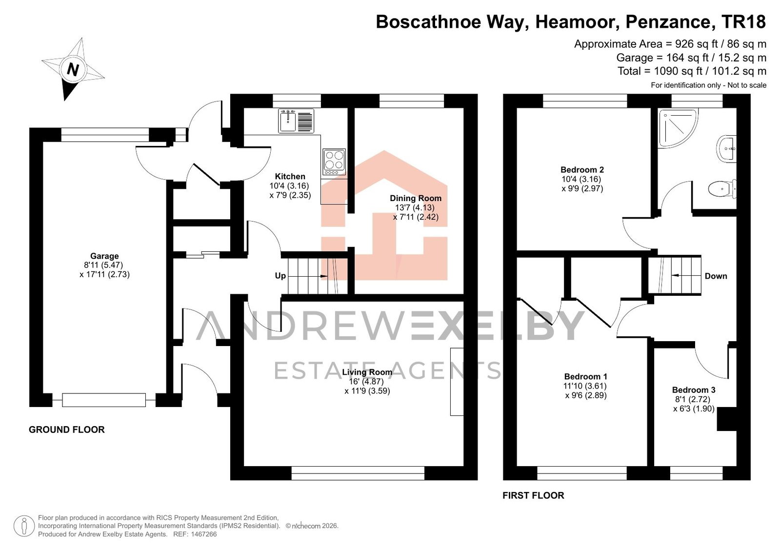42, Boscathnoe Way, Penzance floorplan