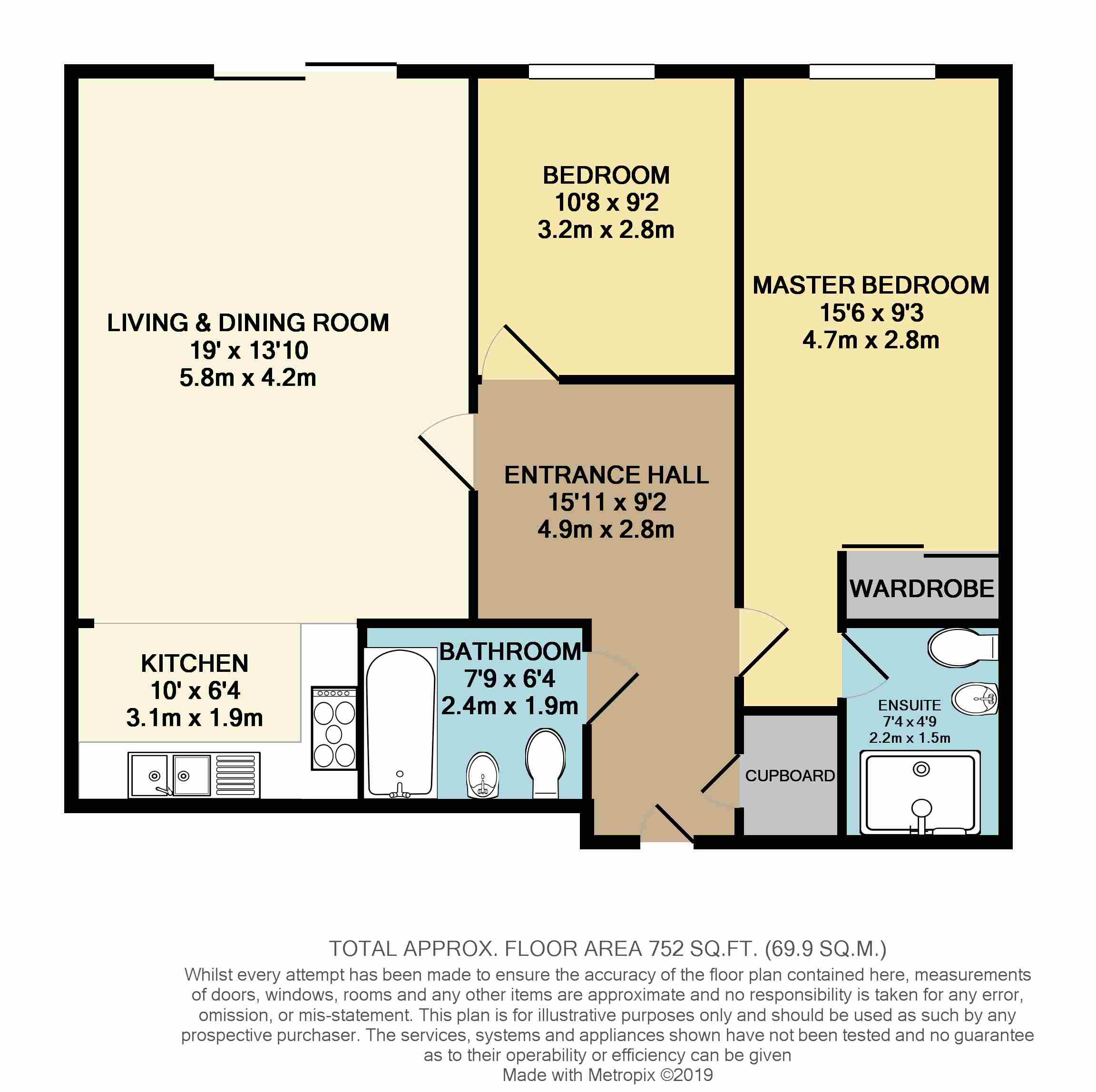 2 Bedrooms Flat for sale in Jennings Court, Eden Road, Dunton Green TN14