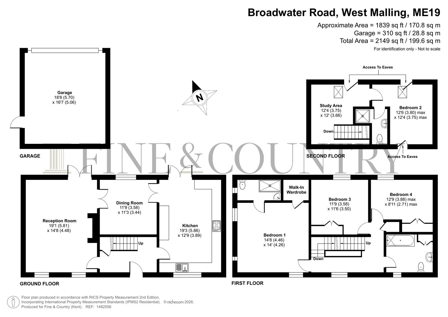 277, Broadwater Road, West Malling floorplan