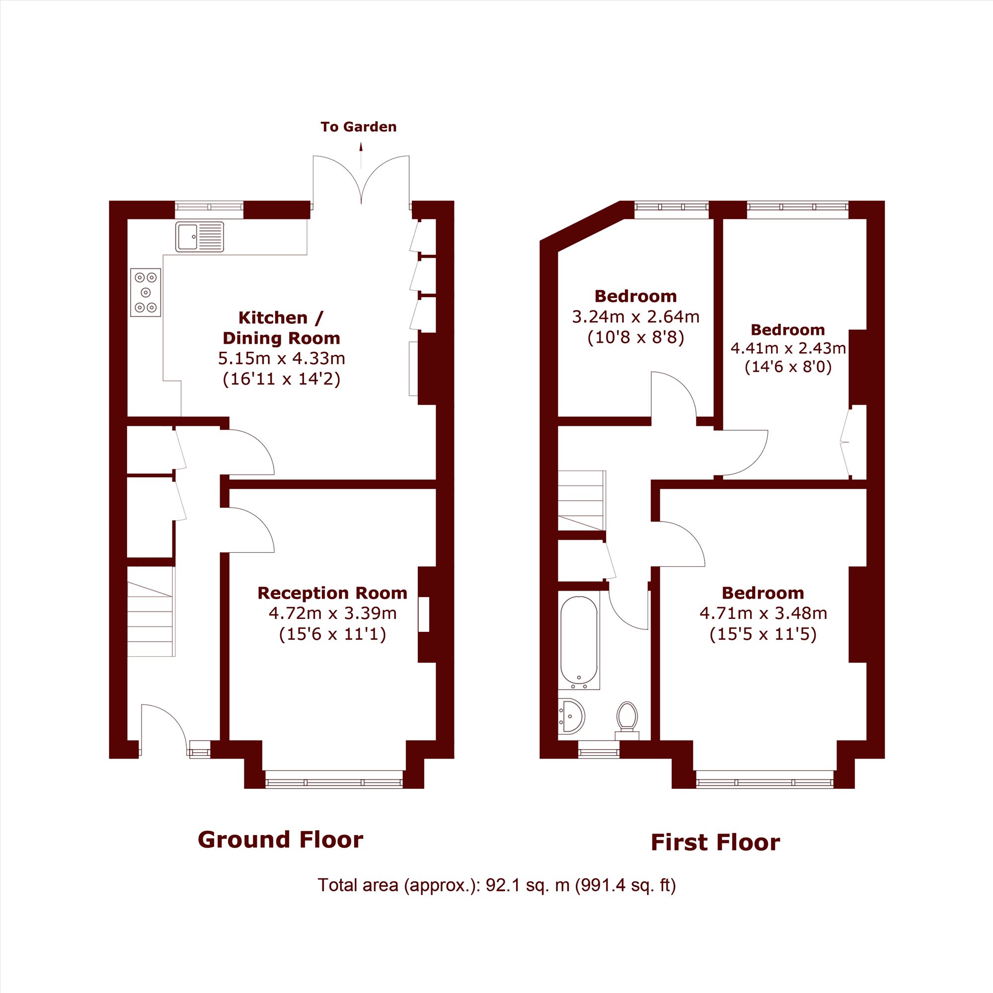 25, Mayhill Road, London floorplan