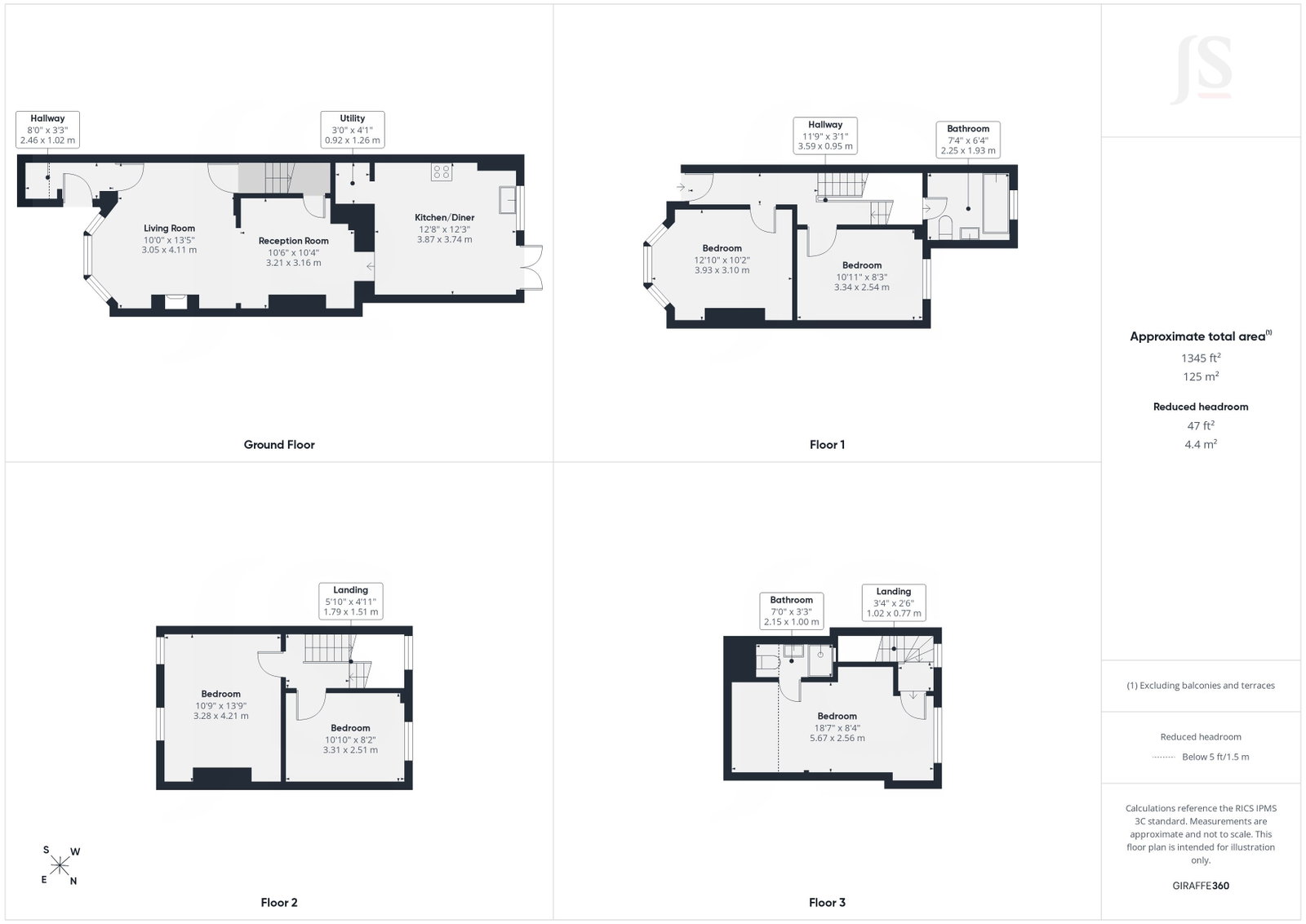 327, Queens Park Road, Brighton floorplan