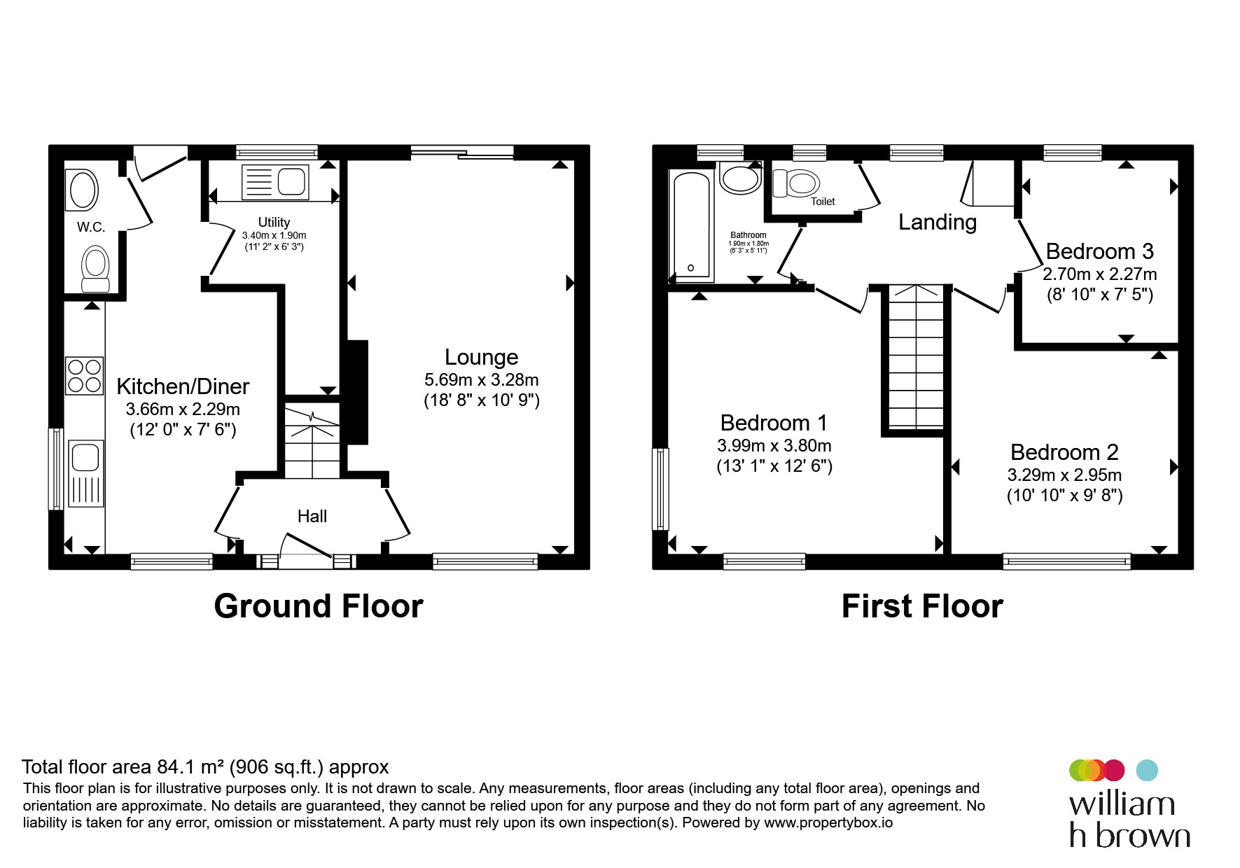 72, Goodliff Road, Grantham floorplan