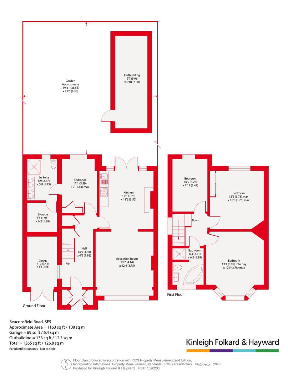 100, Beaconsfield Road, London floorplan