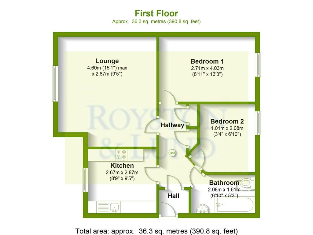 2 Bedrooms Flat to rent in Whitcliffe Gardens, West Bridgford, Nottingham NG2