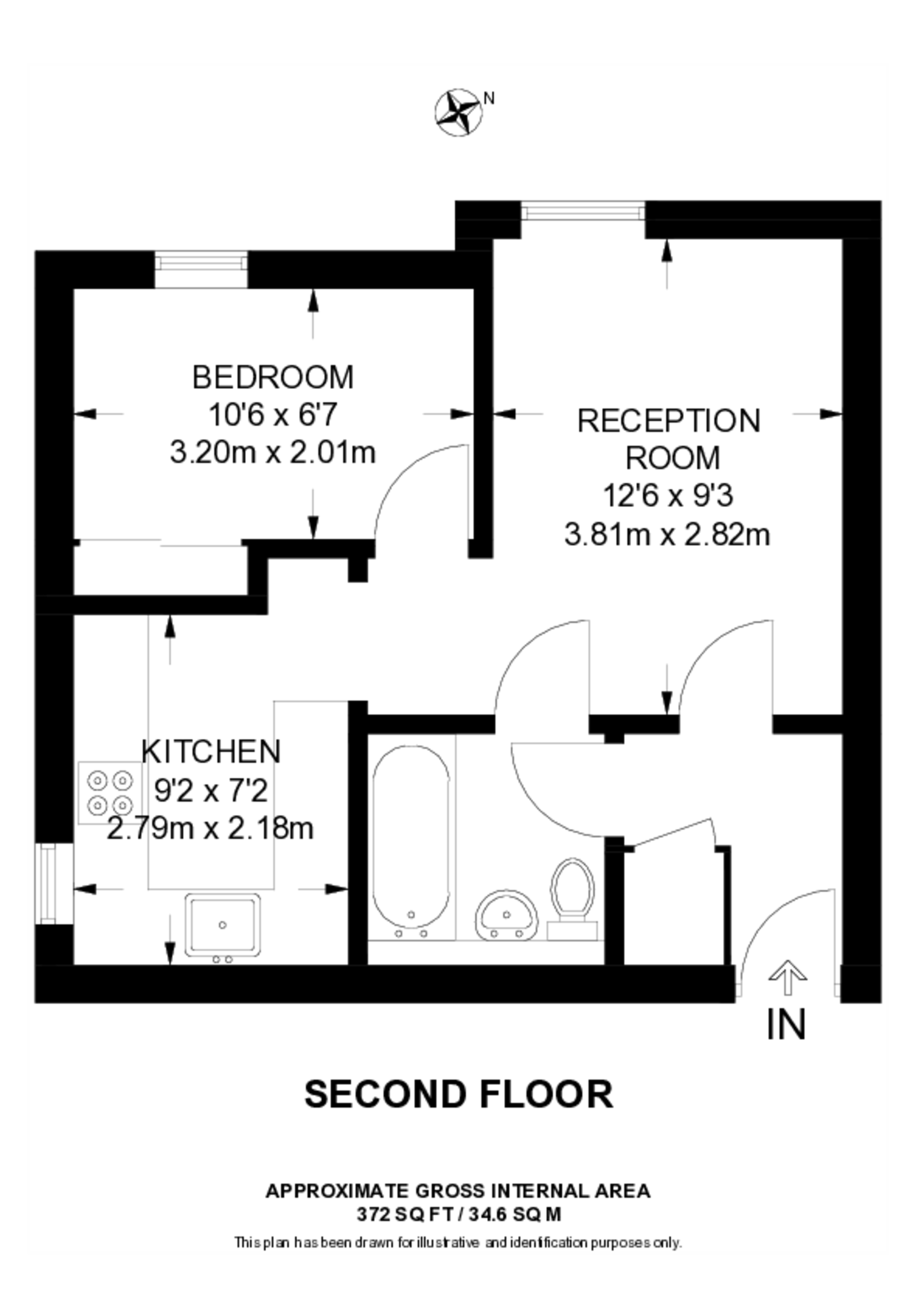 The Rowans, Woking floorplan