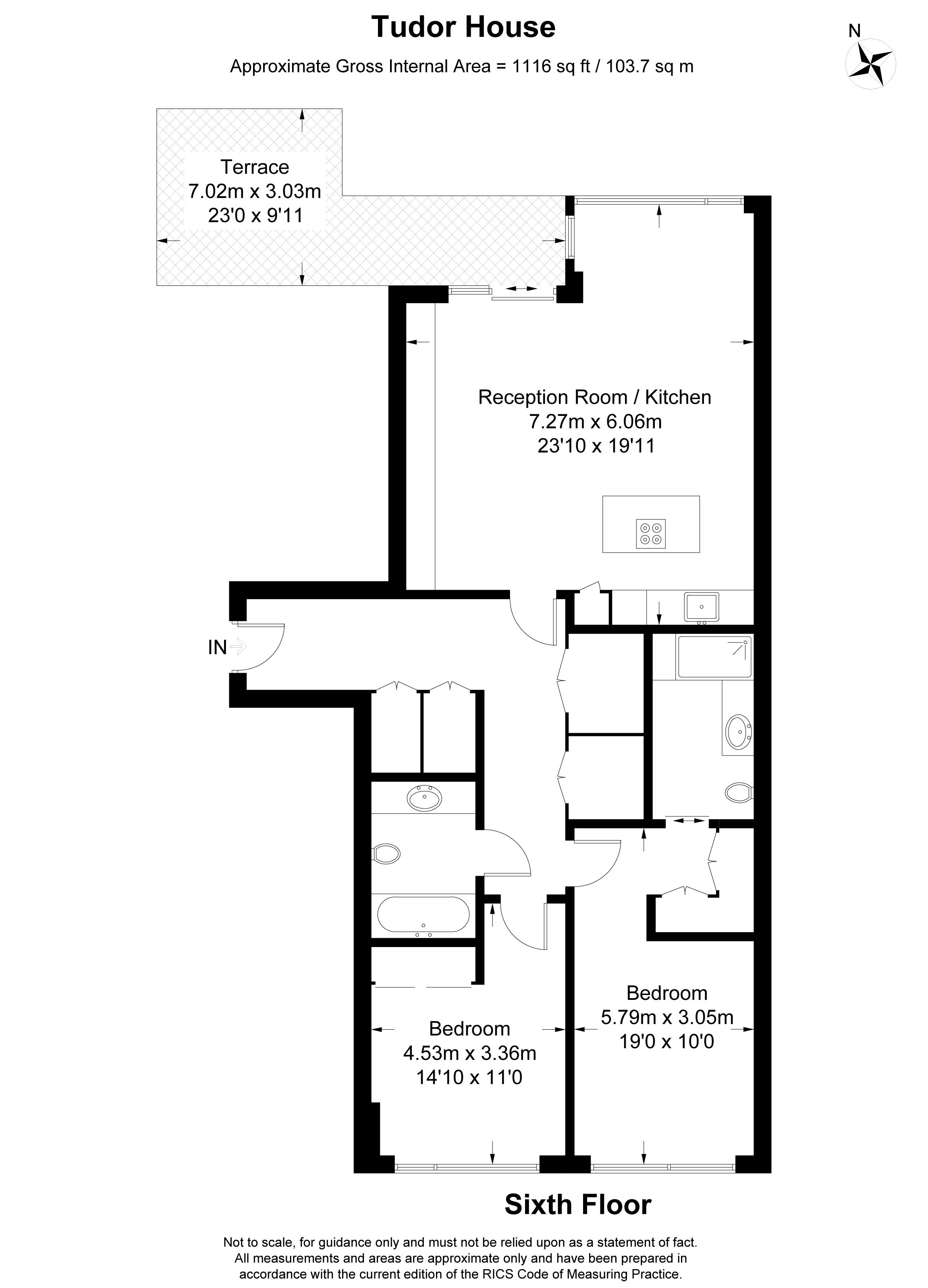 2 Bedrooms Flat to rent in Tudor House, Duchess Walk SE1
