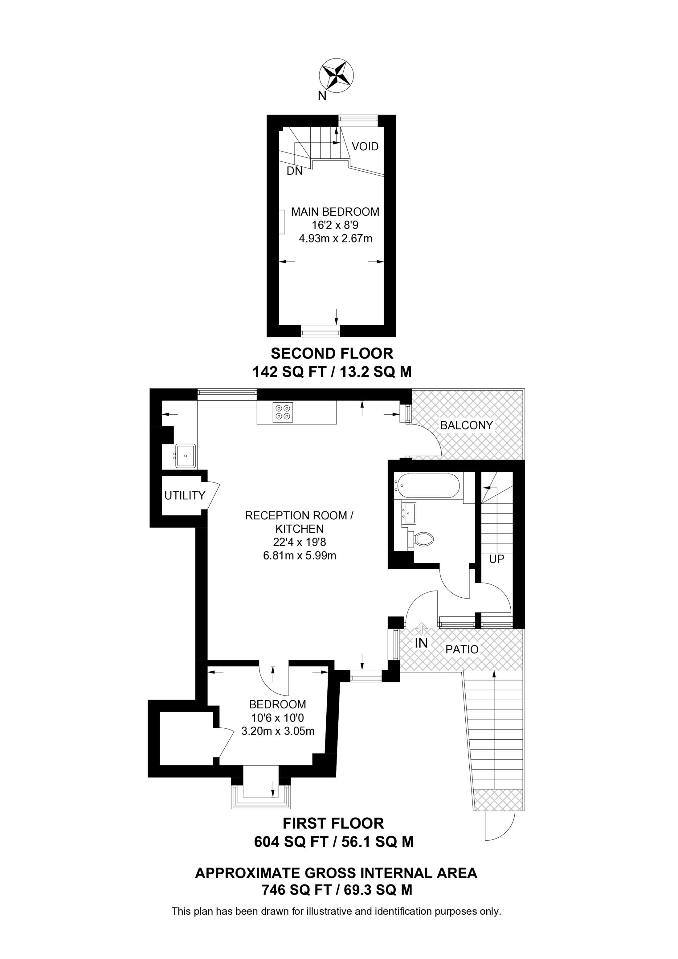 Edgewood Mews, Finchley Central floorplan