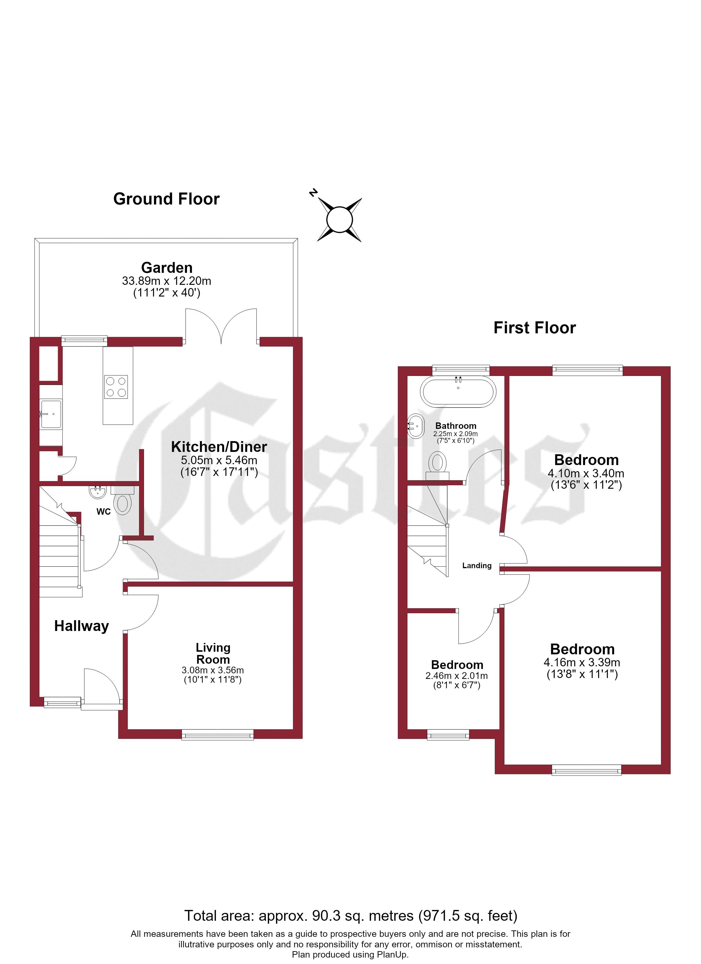 120, Great Cambridge Road, London floorplan