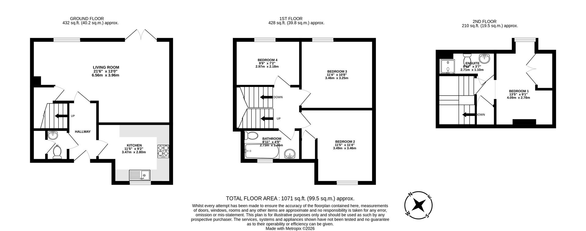 Princes Street, Dorchester floorplan