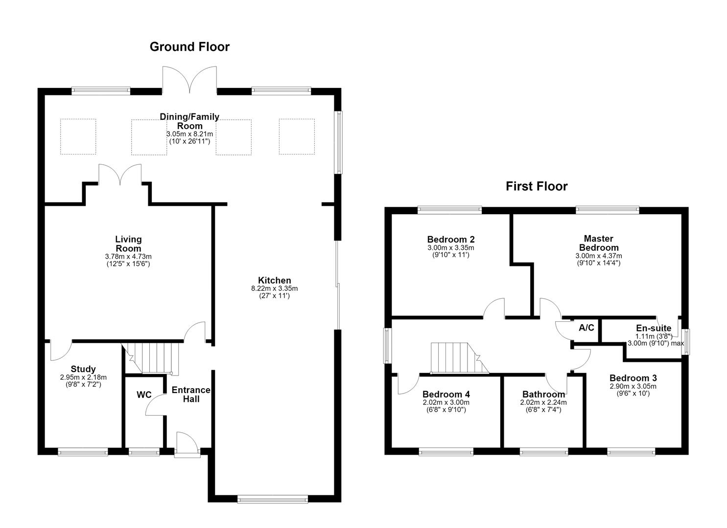 15, Briery Close, Corby floorplan
