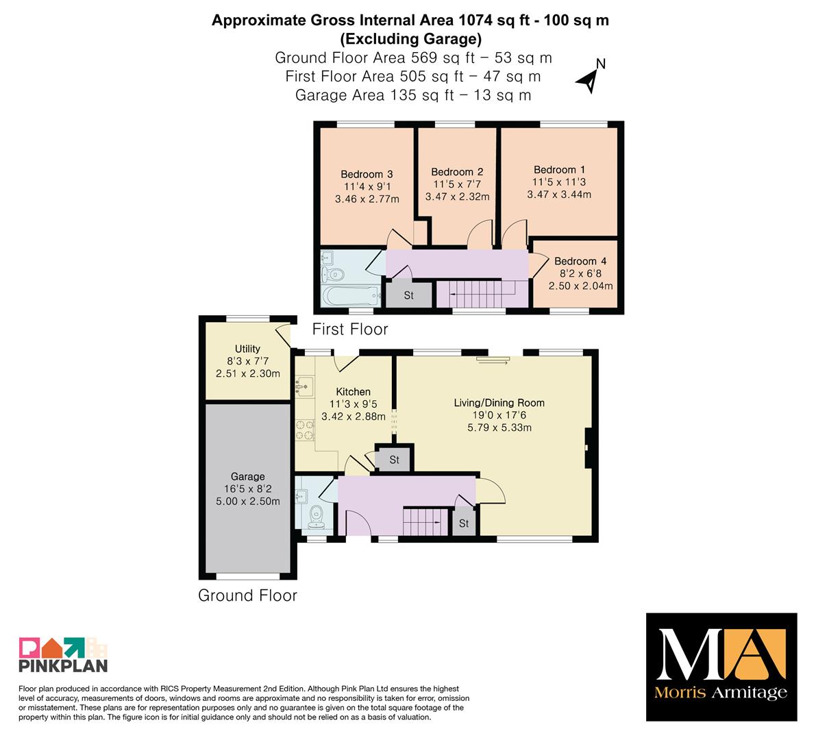 22, Julius Martin Lane, Soham floorplan