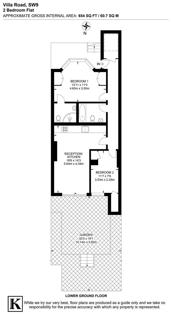 Villa Road, London floorplan