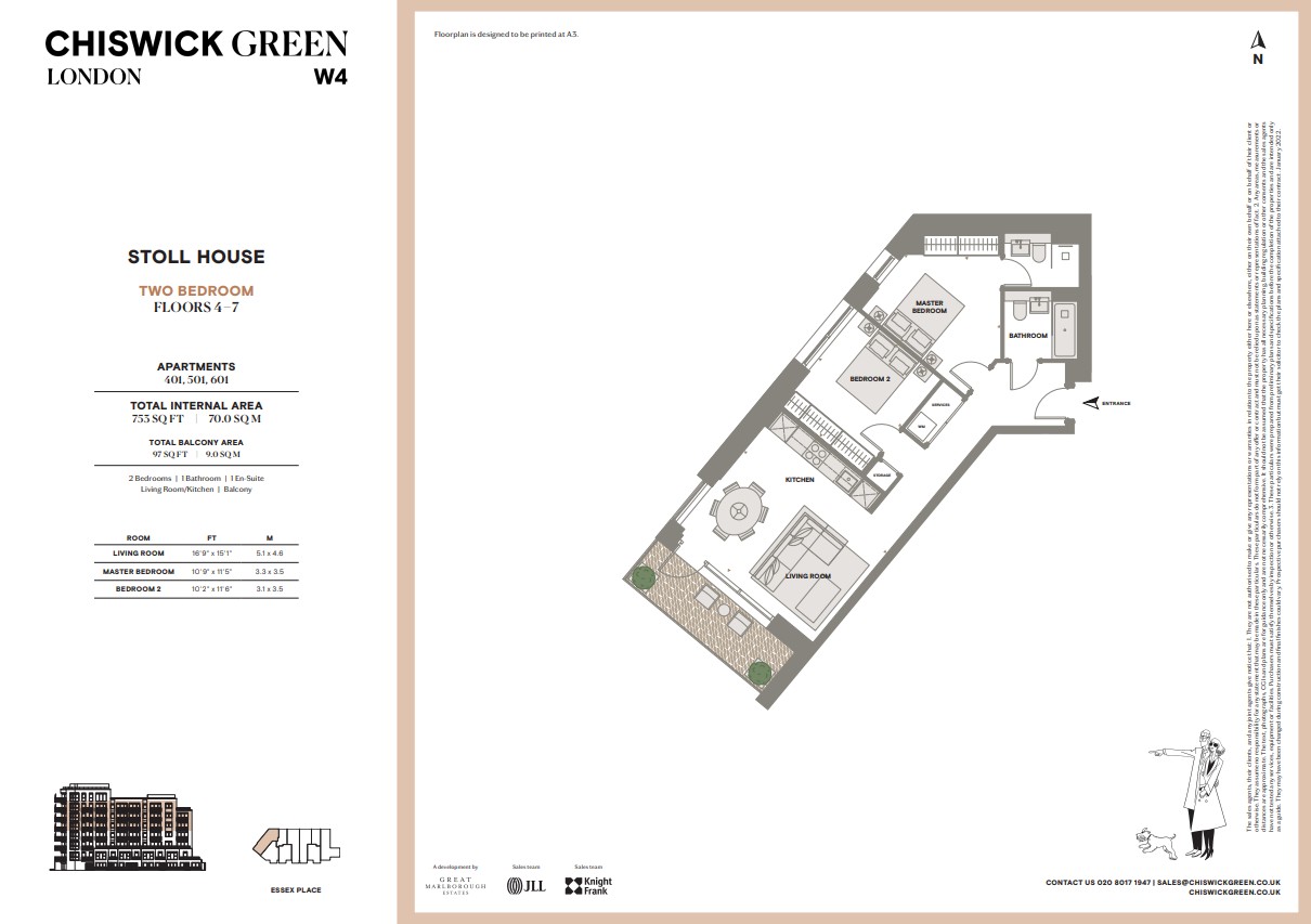 Chiswick Green, Chiswick High Road, W4, Chiswick Green, Chiswick High Road, W4, London floorplan