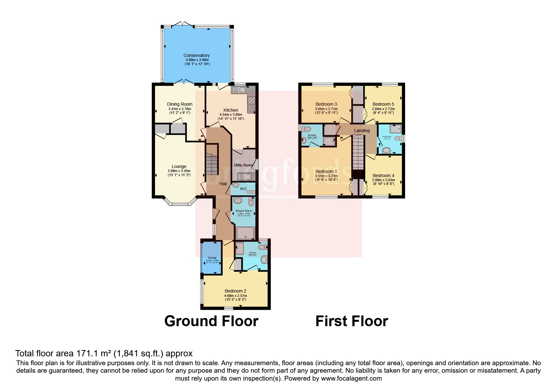 12, Bluebell Way, Preston floorplan