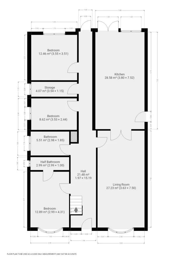 73, Colby Drive, Thurmaston floorplan