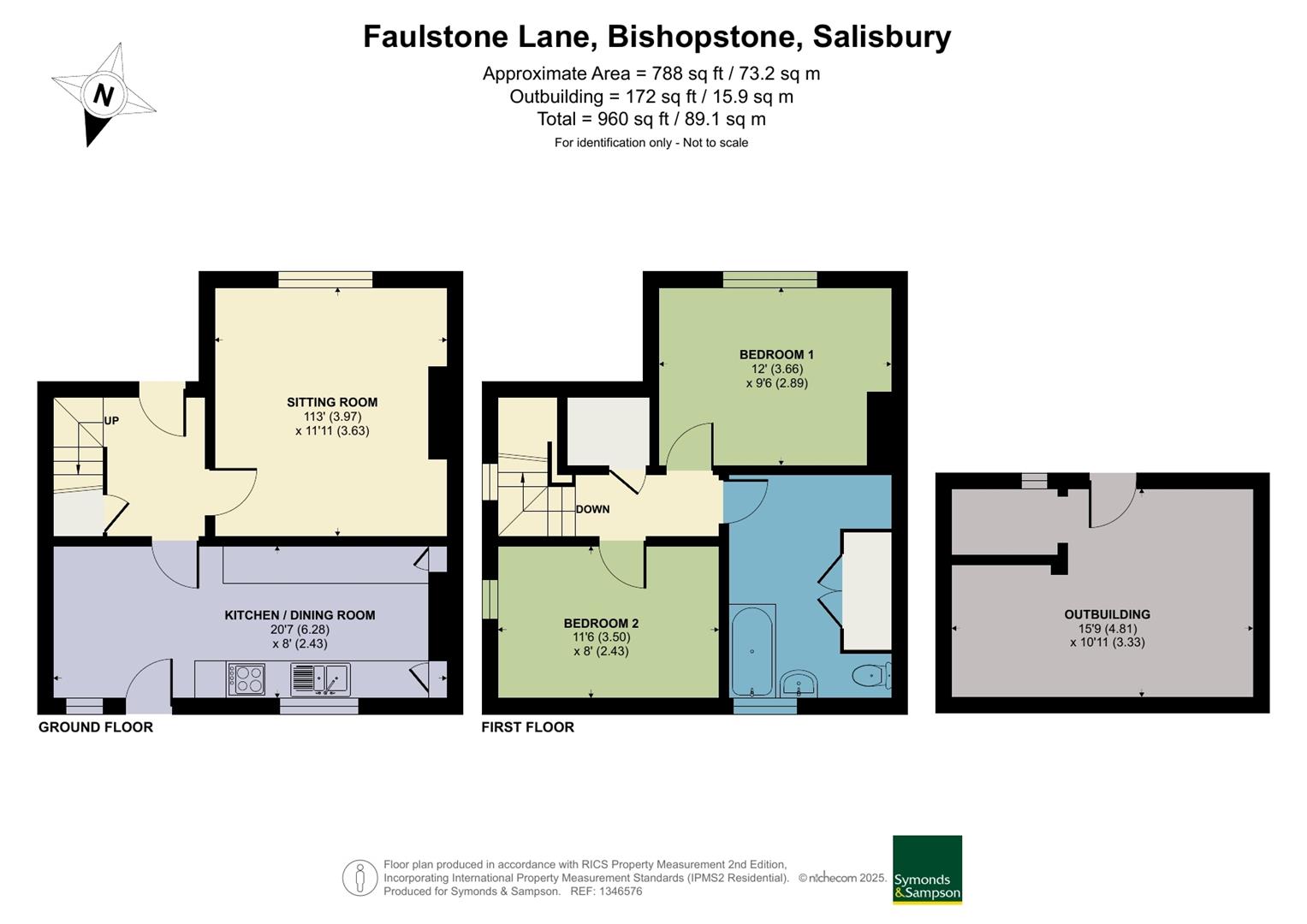 8 Faulstone Cottages, Faulstone Lane, Salisbury floorplan