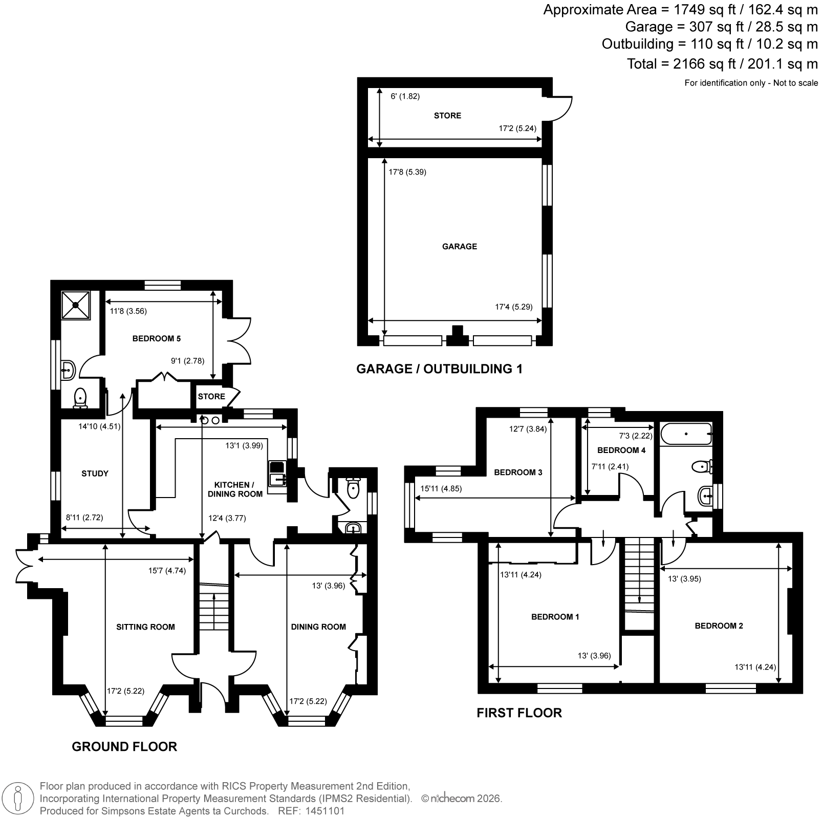 Lansdown Cottage, 21, Cheapside, Surrey floorplan