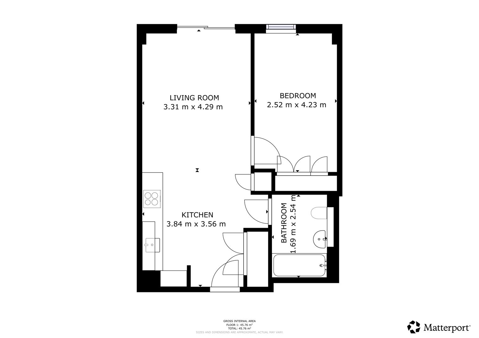 Apartment 117, The Forge, 11 Lockside Lane, Salford floorplan
