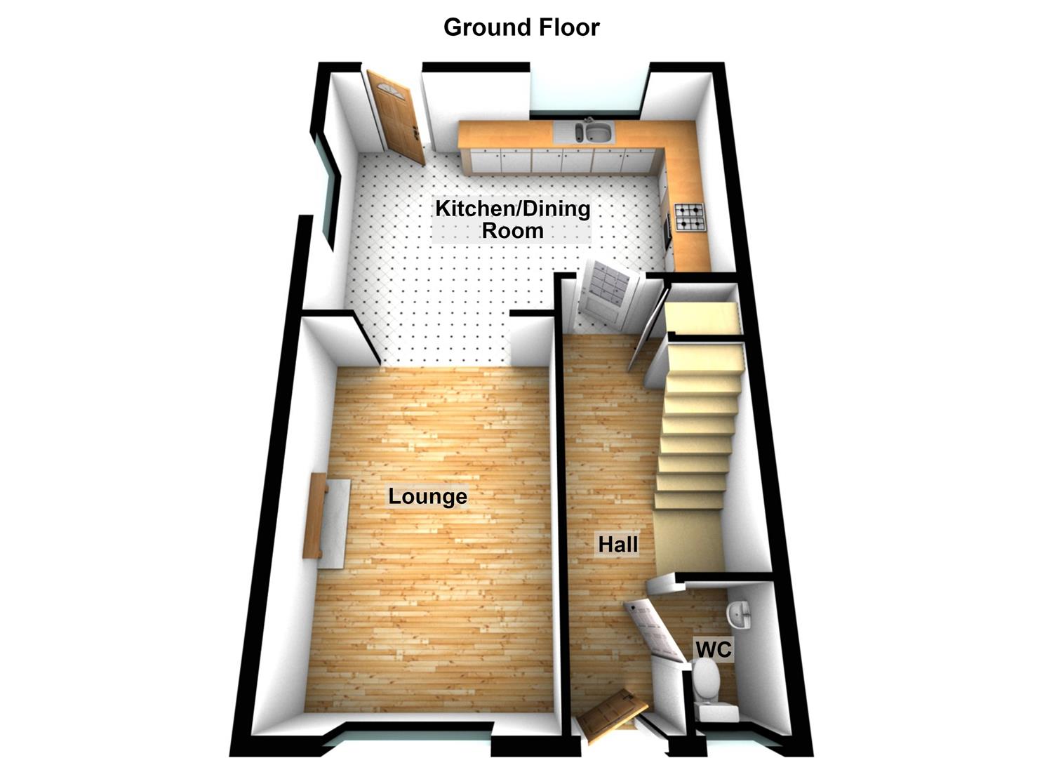 48, The Gables, Newtownards floorplan