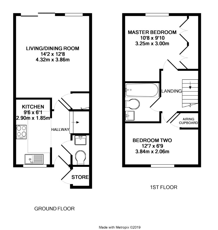 2 Bedrooms Terraced house to rent in Howell Close, Warfield, Bracknell, Berkshire RG42